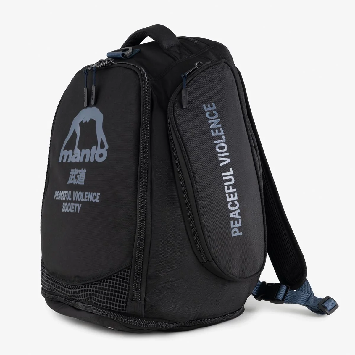 Backpack Manto SOCIETY Convertible M Black-blue 