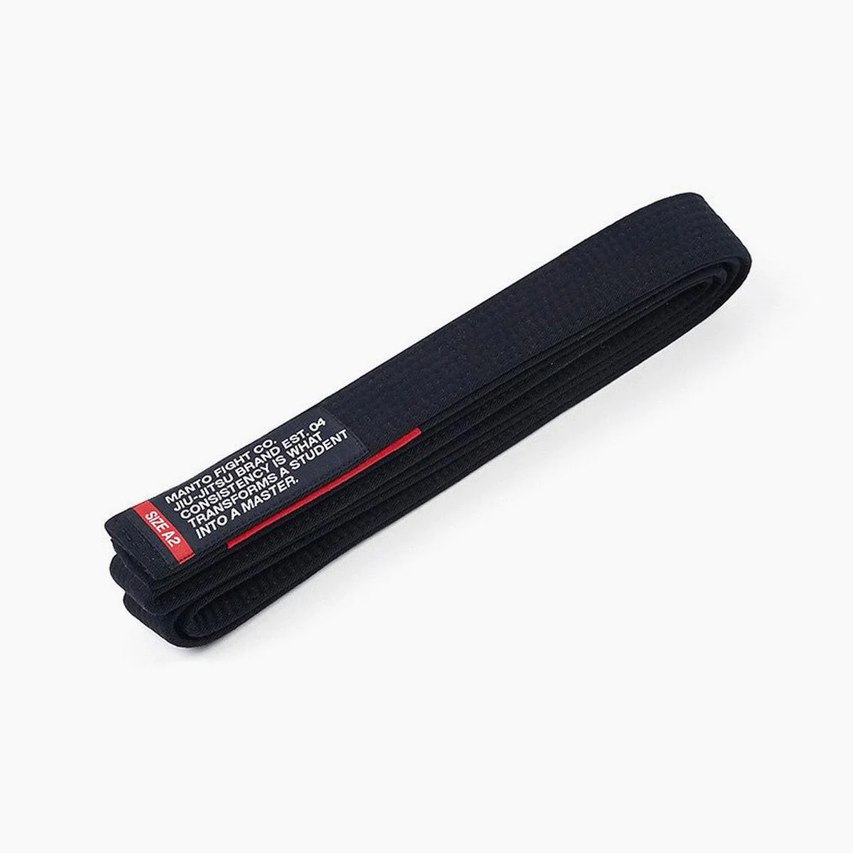 BJJ Belt Manto Motto Black 