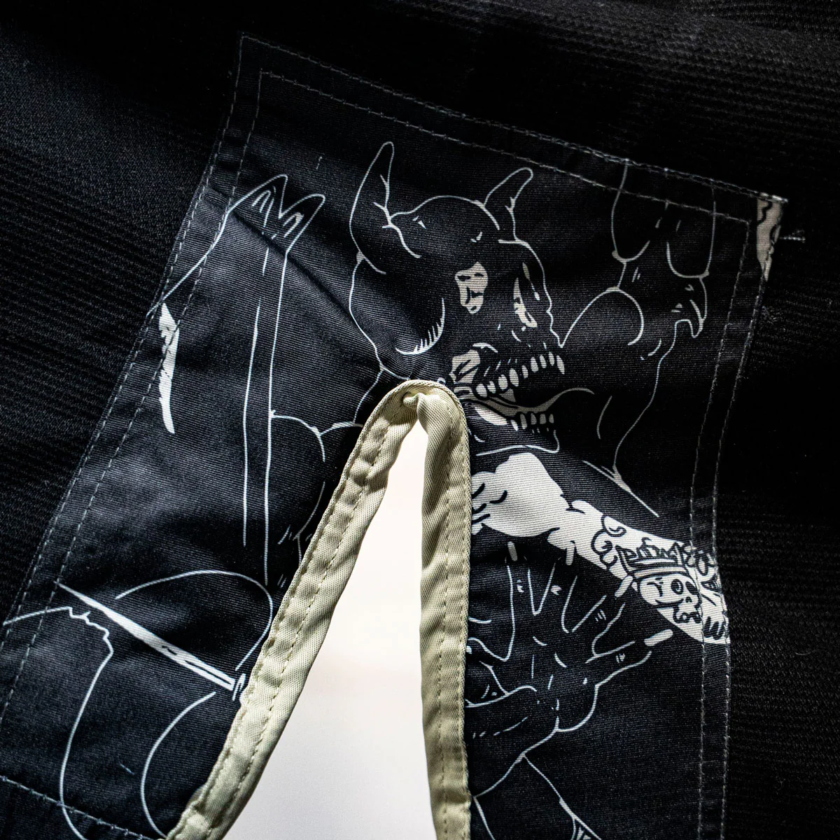 BJJ Gi Half Sumo Archangel Black - Image 5