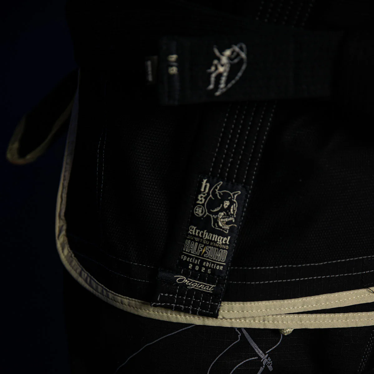 BJJ Gi Half Sumo Archangel Black - Image 6