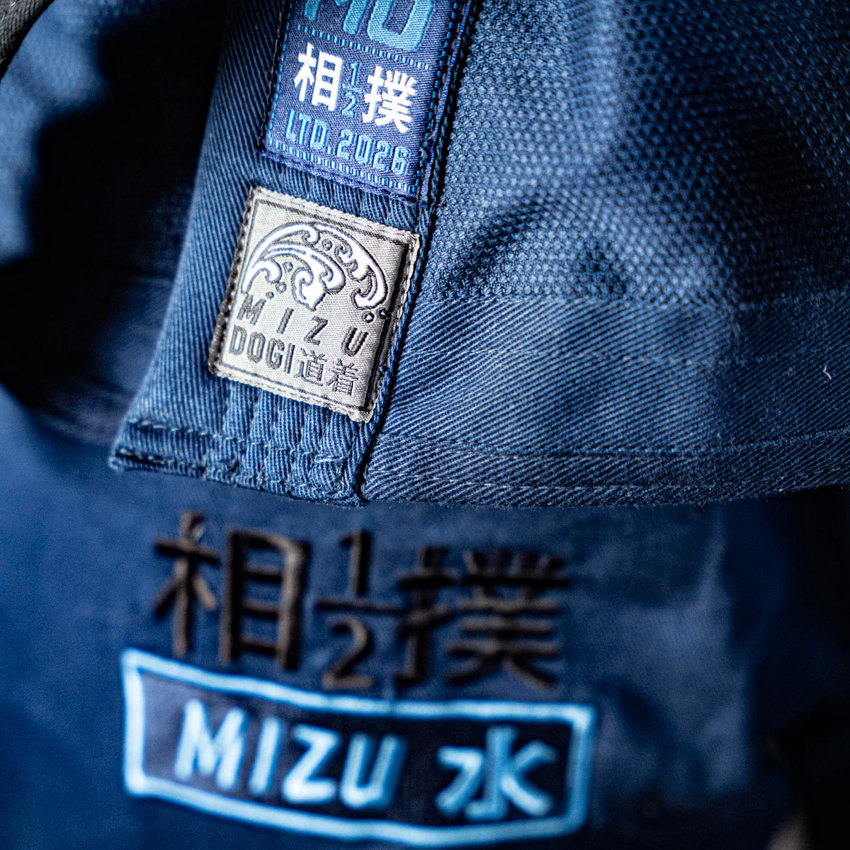 BJJ Gi Half Sumo Mizu "Storm" Navy Blue  - Image 10