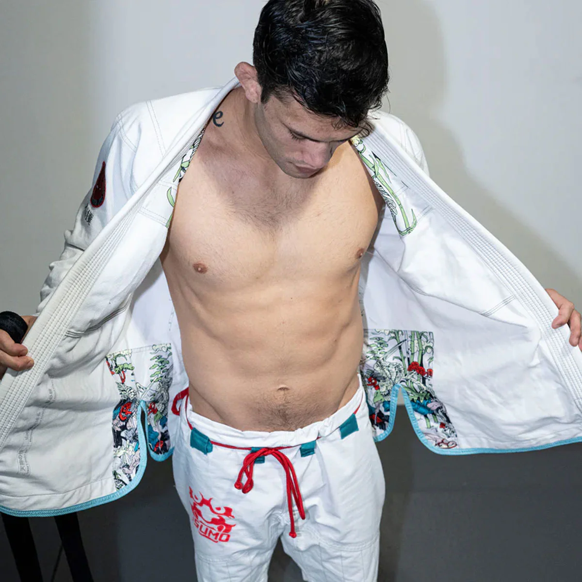 BJJ Gi Half Sumo Tengu White  - Image 20