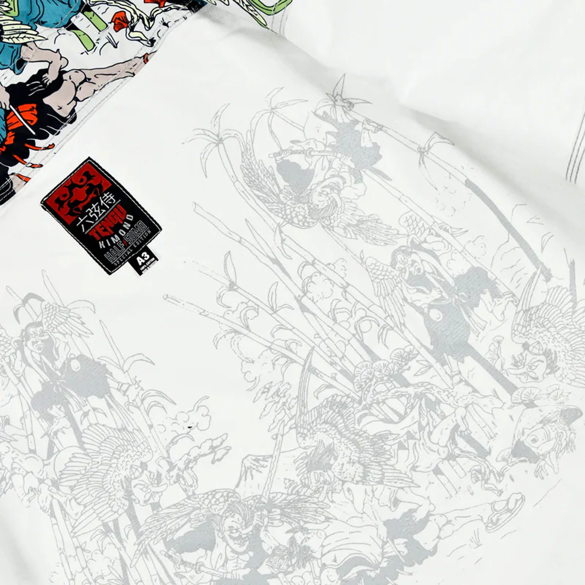 BJJ Gi Half Sumo Tengu White  - Image 5