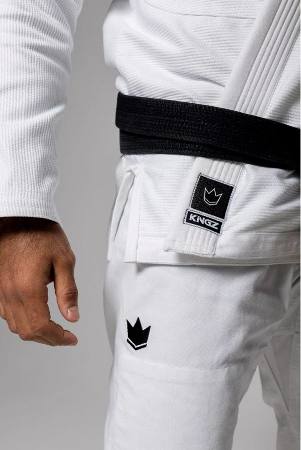 BJJ Gi Kingz The One white  - Image 4