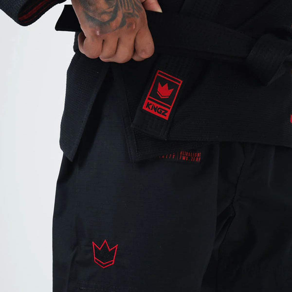 BJJ Gi Kingz Ultralight 2.0 IBJJF Black - Image 10