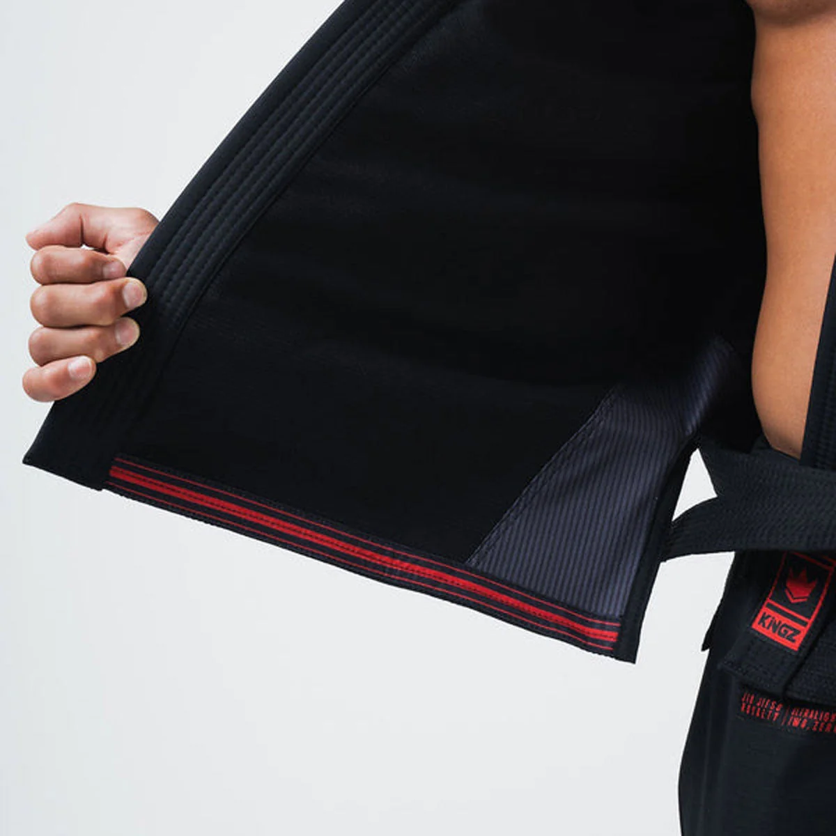 BJJ Gi Kingz Ultralight 2.0 IBJJF Black - Image 14