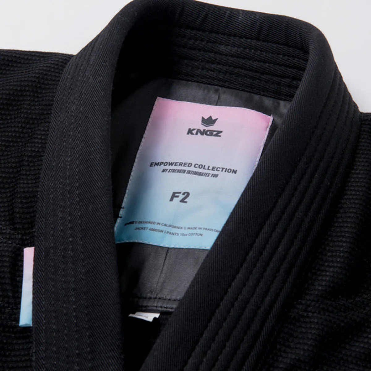 BJJ Gi woman Kingz Empowered Black - Image 12
