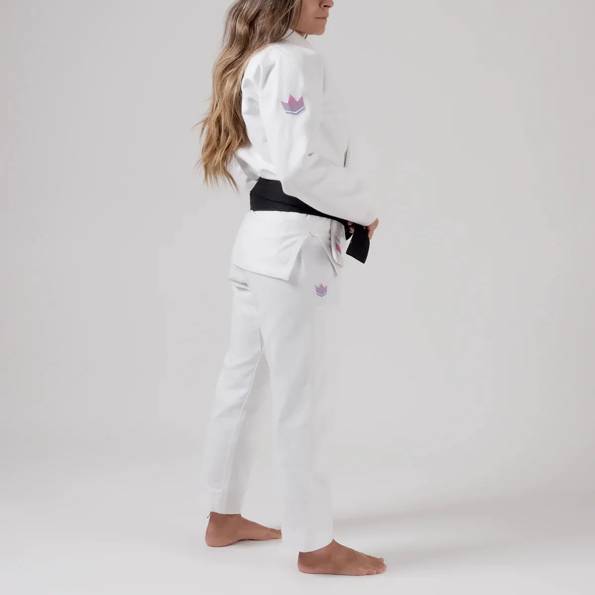 BJJ Gi woman Kingz Empowered White - Image 5