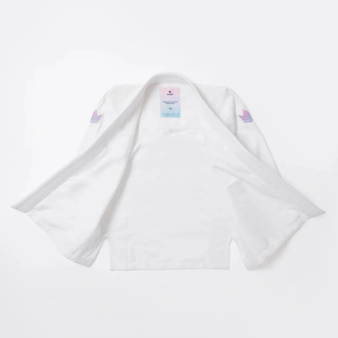 BJJ Gi woman Kingz Empowered White - Image 7