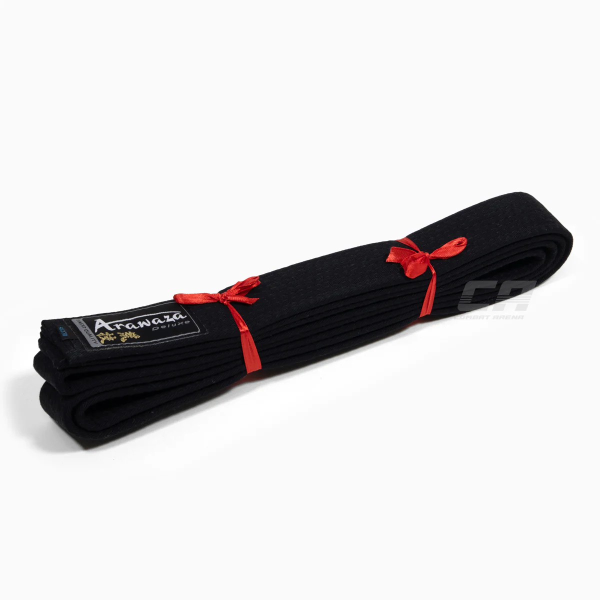 Black belt Arawaza Deluxe cotton 38 mm 