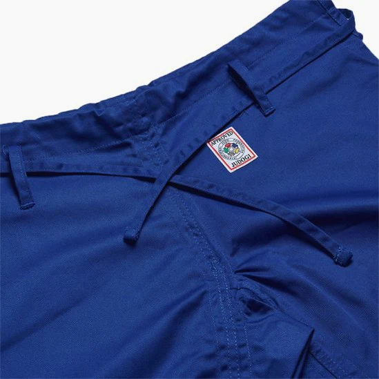 Blue judogi Adidas J730 Champion III IJF Slimfit - Image 3