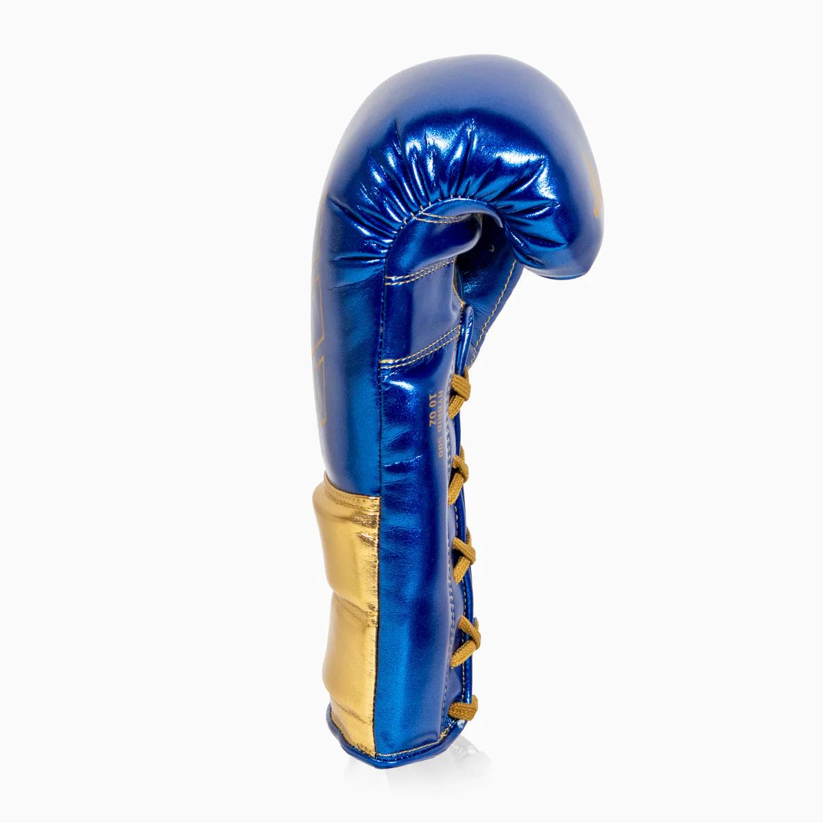 Boxing gloves Adidas Hybrid 500 Pro with Laces Blue-gold - Image 2