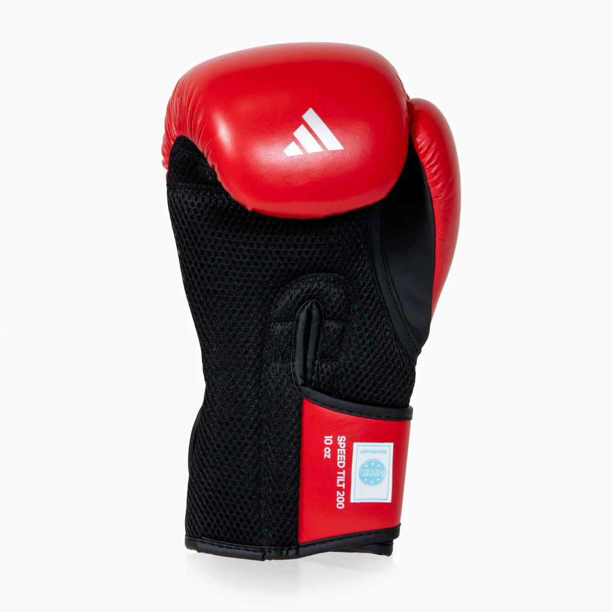 Boxing gloves Adidas Speed Tilt 200 WAKO 10 Oz Red-black-silver - Image 3