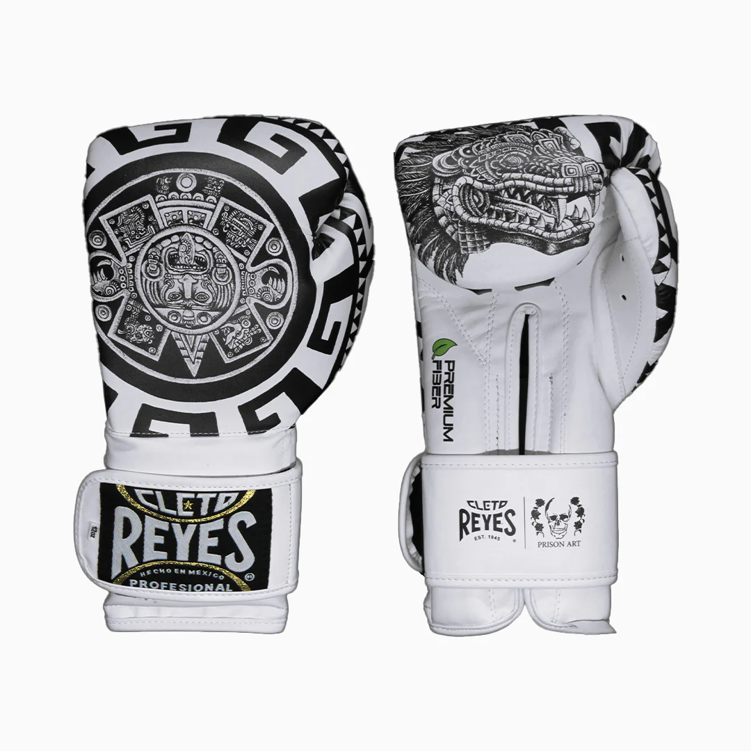 Boxing gloves Cleto Reyes Fiber Calendario Azteco Prison Art