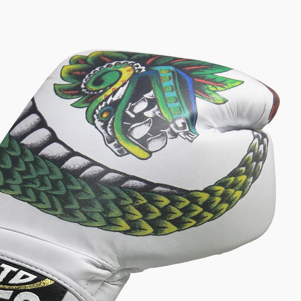 Boxing gloves Cleto Reyes Fiber Quetzalcoatl Prison Art - Image 4