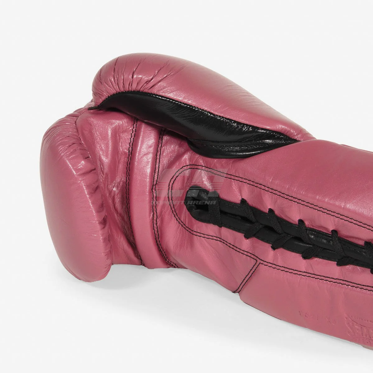 Boxing gloves Cleto Reyes Professional CB2 Pink-black with laces  - Image 6