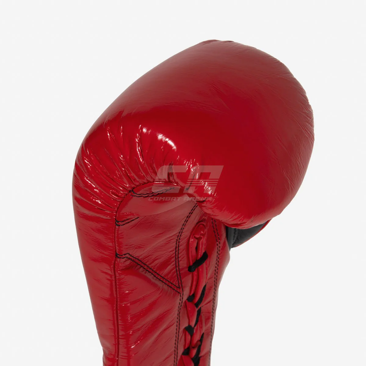 Boxing gloves Cleto Reyes Safetec CB4 Red-black with laces  - Image 5