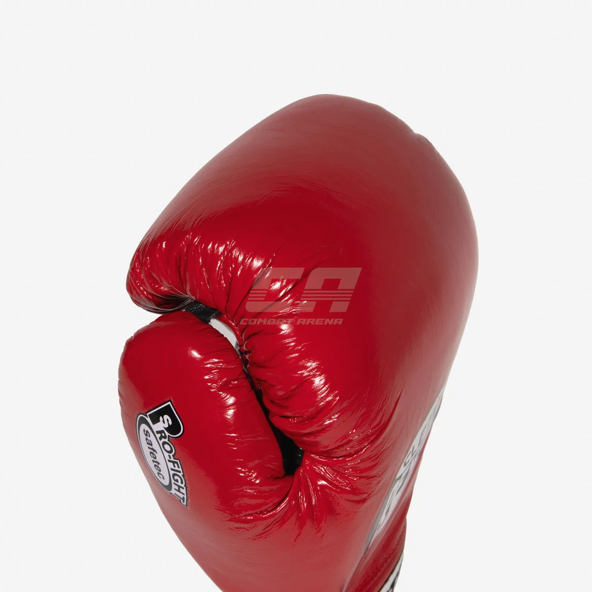 Boxing gloves Cleto Reyes Safetec CB4 Red-black with laces  - Image 6