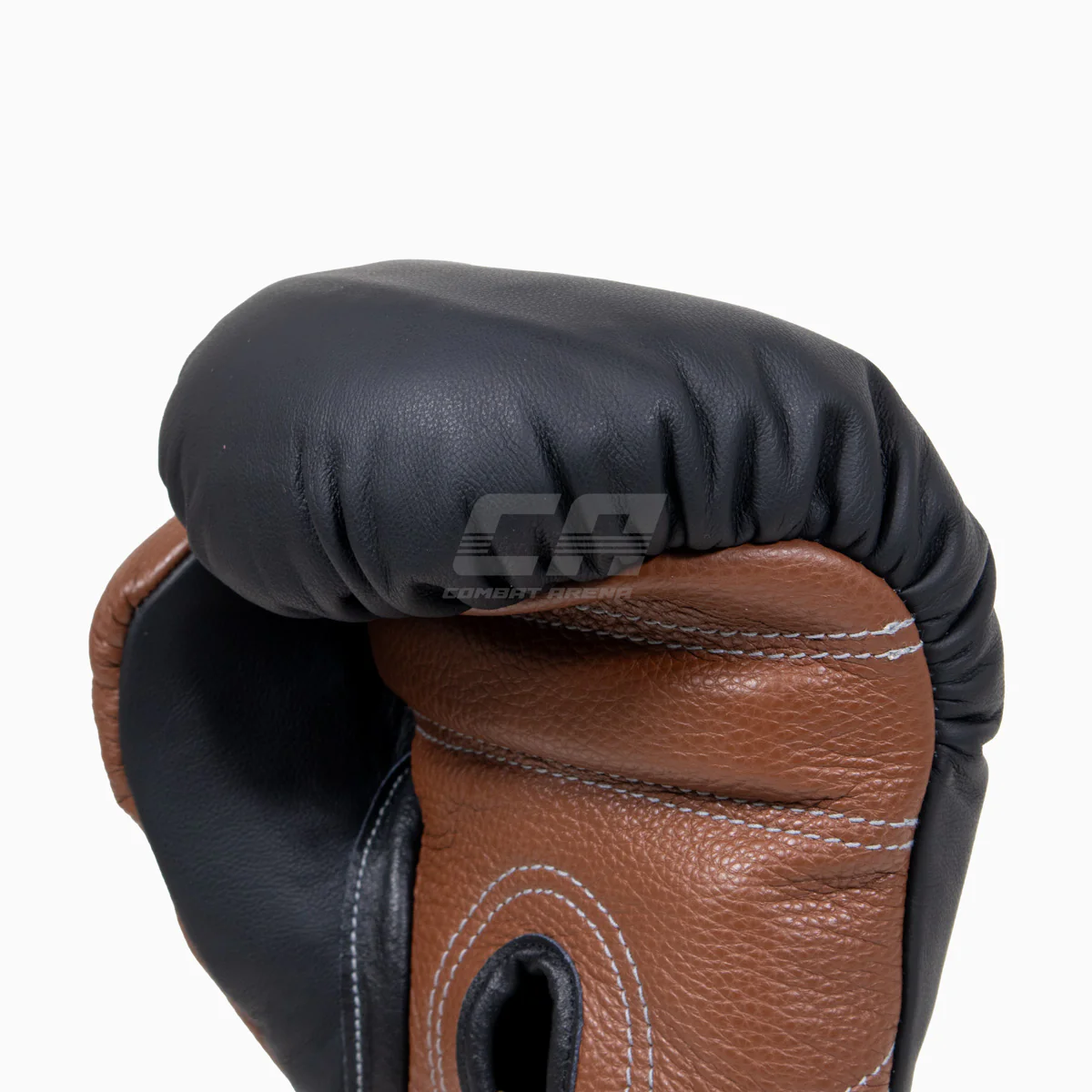 Boxing gloves Di Nardo with laces Black-Brown 16 oz - Image 6