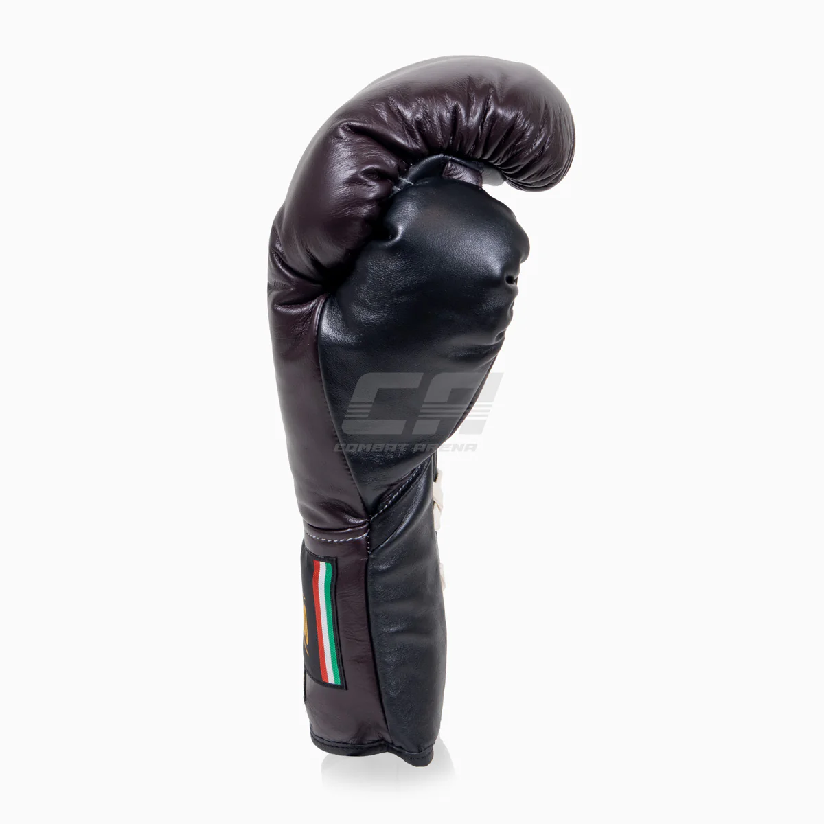 Boxing gloves Di Nardo with Burgundy-Black laces 14 oz  - Image 3
