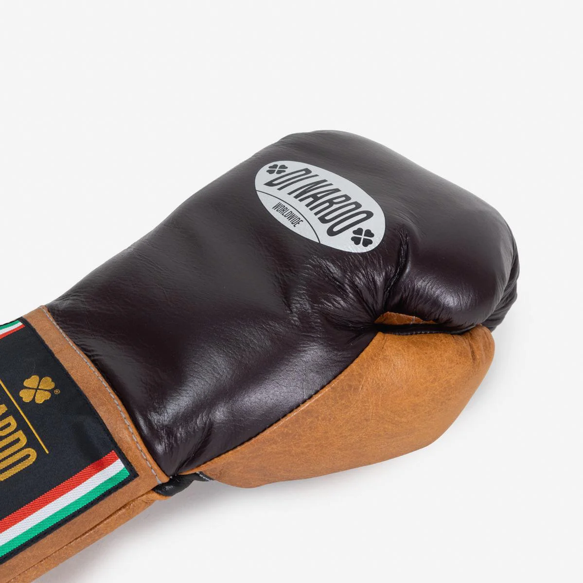 Boxing gloves Di Nardo with Laces 12 Oz Burgundy-cognac-vintage - Image 10