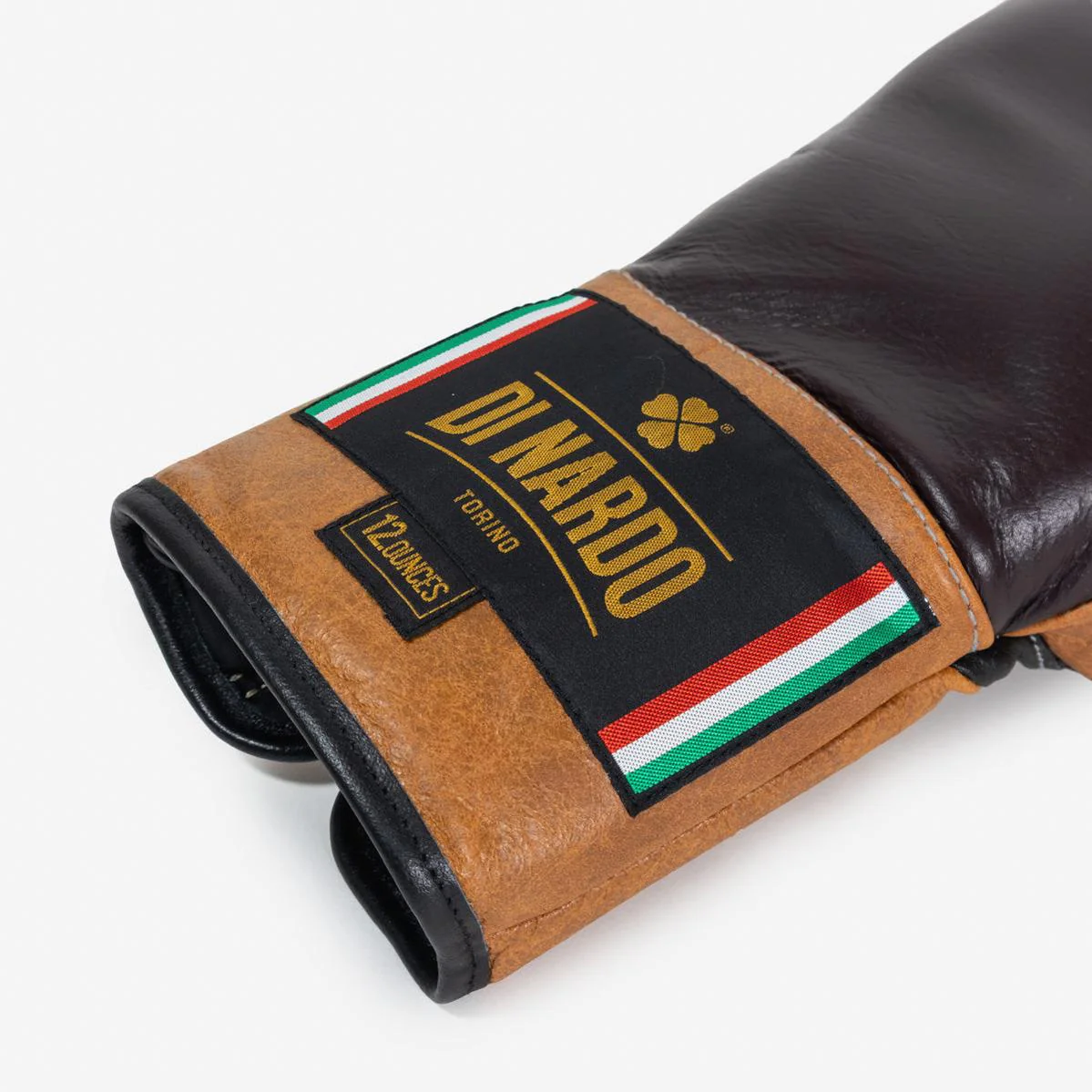 Boxing gloves Di Nardo with Laces 12 Oz Burgundy-cognac-vintage - Image 11