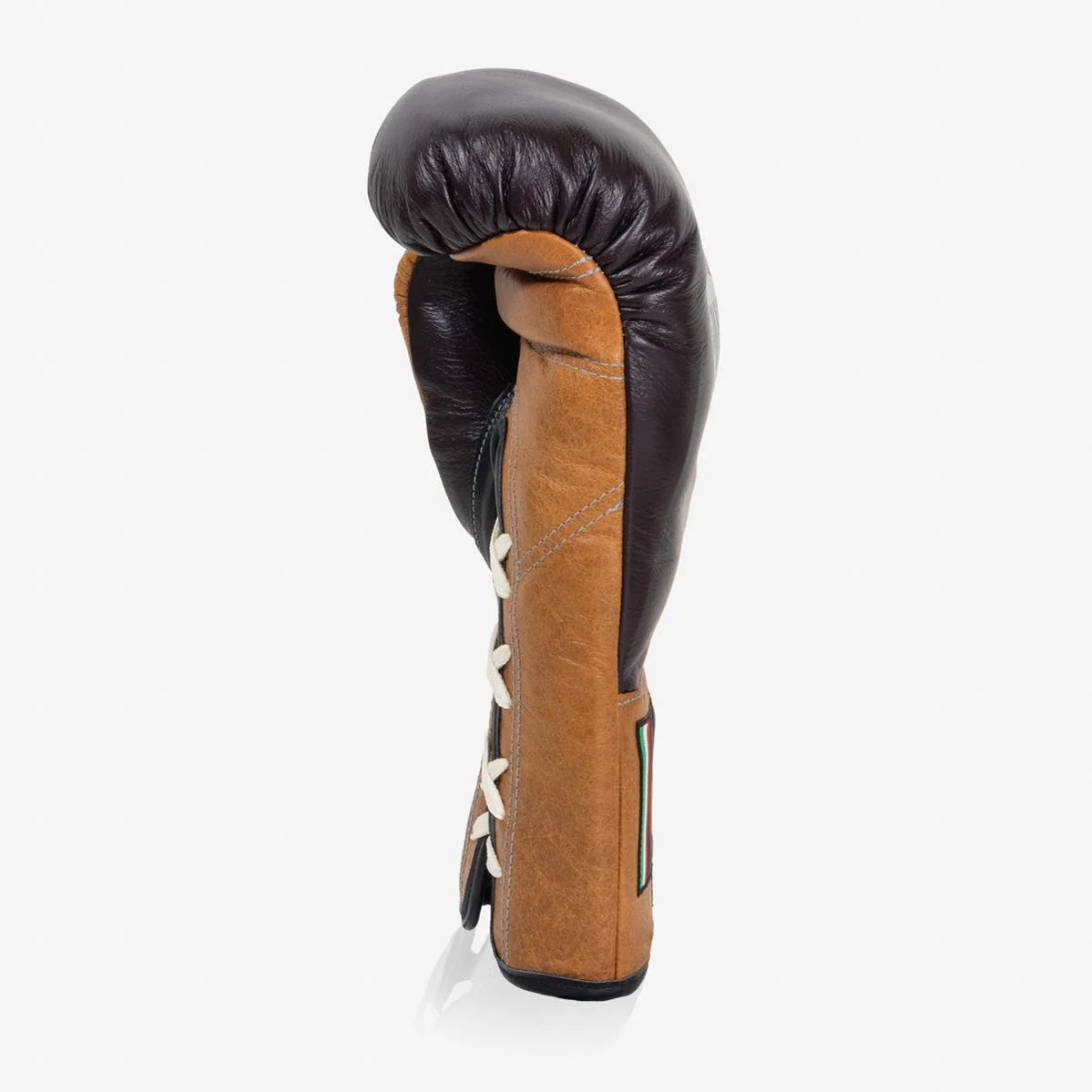 Boxing gloves Di Nardo with Laces 12 Oz Burgundy-cognac-vintage - Image 4
