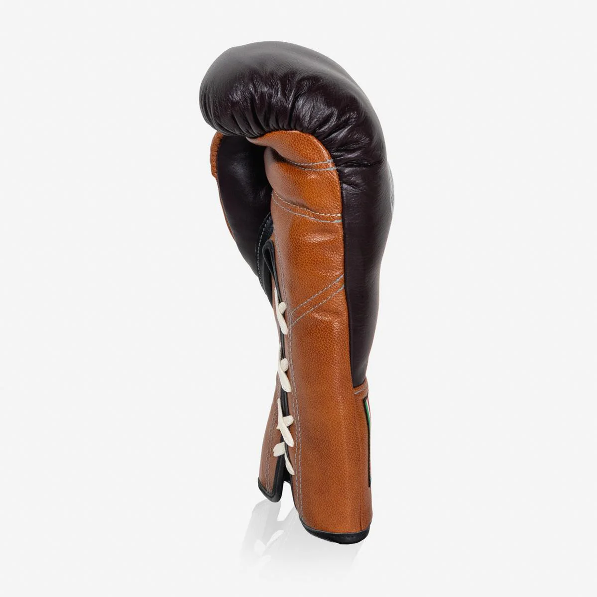 Boxing gloves Di Nardo with Laces 14 Oz Burgundy-cognac  - Image 6