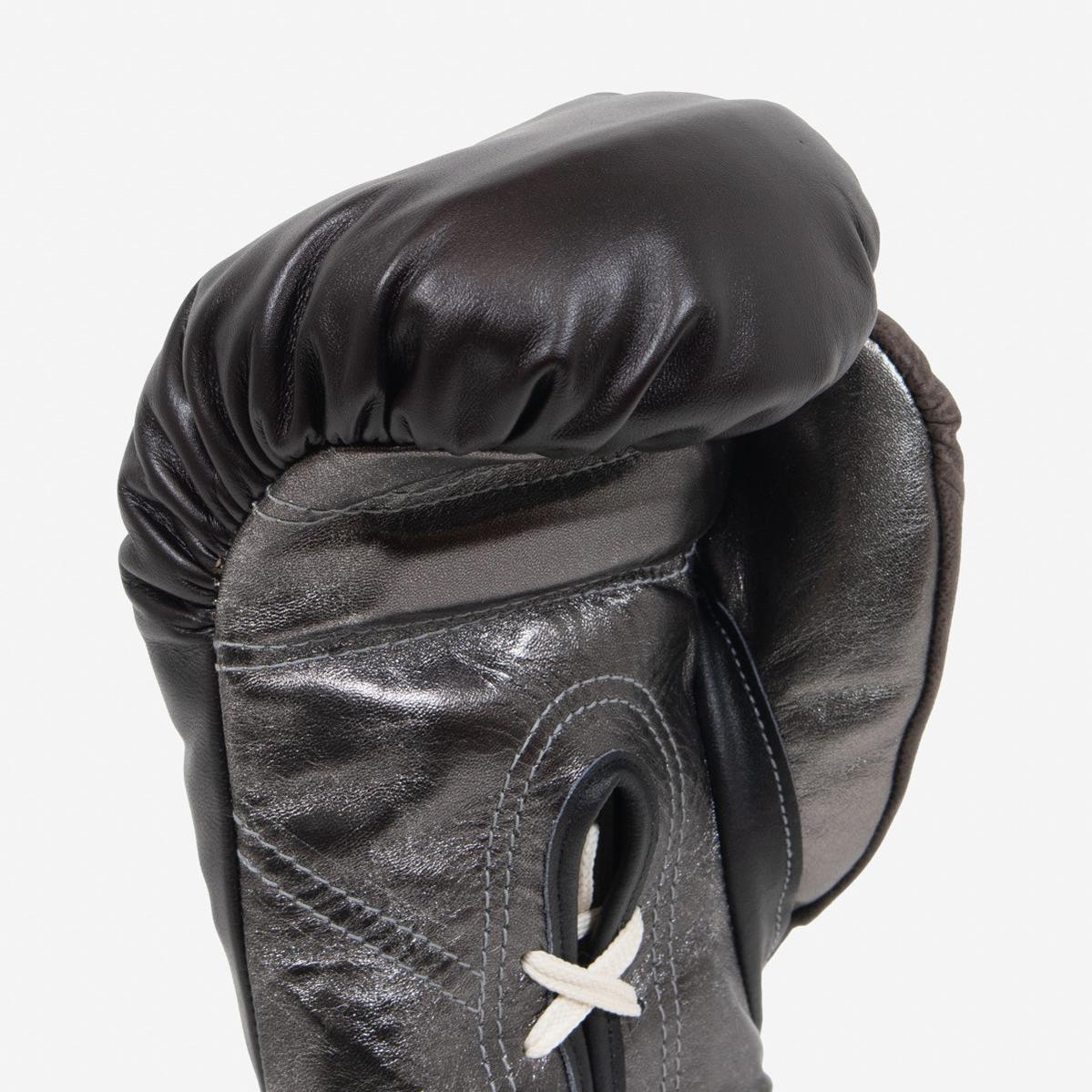 Boxing gloves Di Nardo with laces 16 Oz Brown-silver  - Image 3
