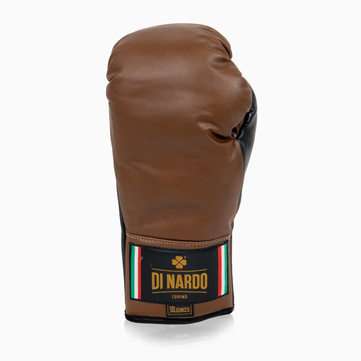 Boxing gloves Di Nardo with laces Brown Black 10 Oz - Image 4