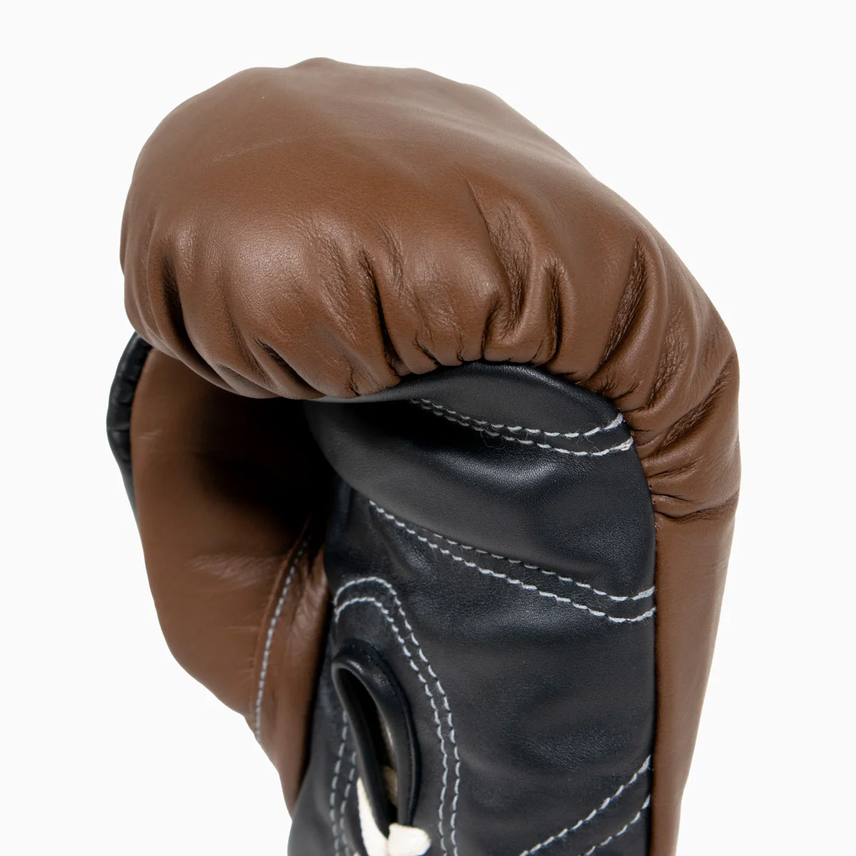 Boxing gloves Di Nardo with laces Brown Black 10 Oz - Image 7