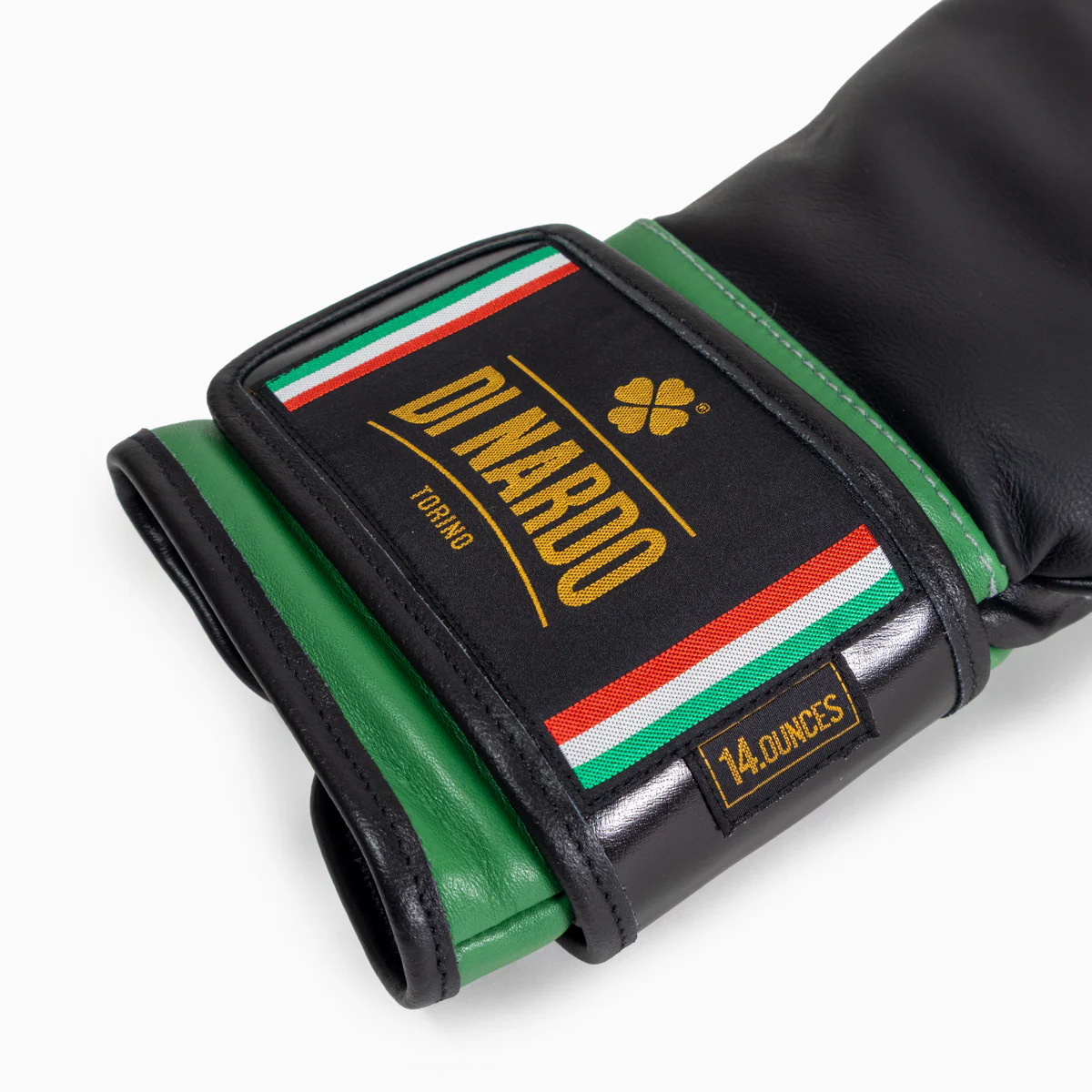 Boxing gloves Di Nardo with Velcro 14 Oz Black-green  - Image 11