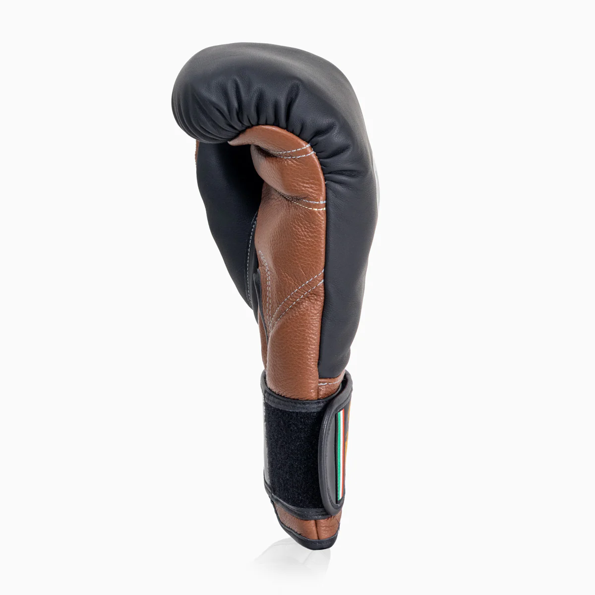Boxing gloves Di Nardo with Velcro 16 Oz Black-brown  - Image 6