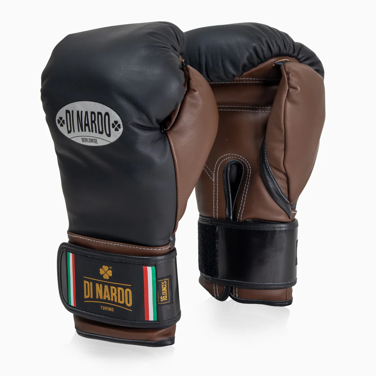 Boxing gloves Di Nardo with Velcro 16 Oz Black-cocoa  - Image 2