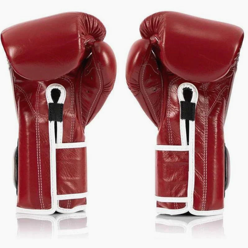 Boxing gloves Fairtex Mexican Style BGV9 Red-white  - Image 3