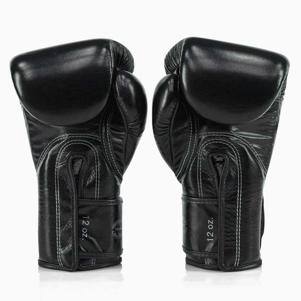 Boxing gloves Fairtex x Glory BGVG3 Black-gold  - Image 3