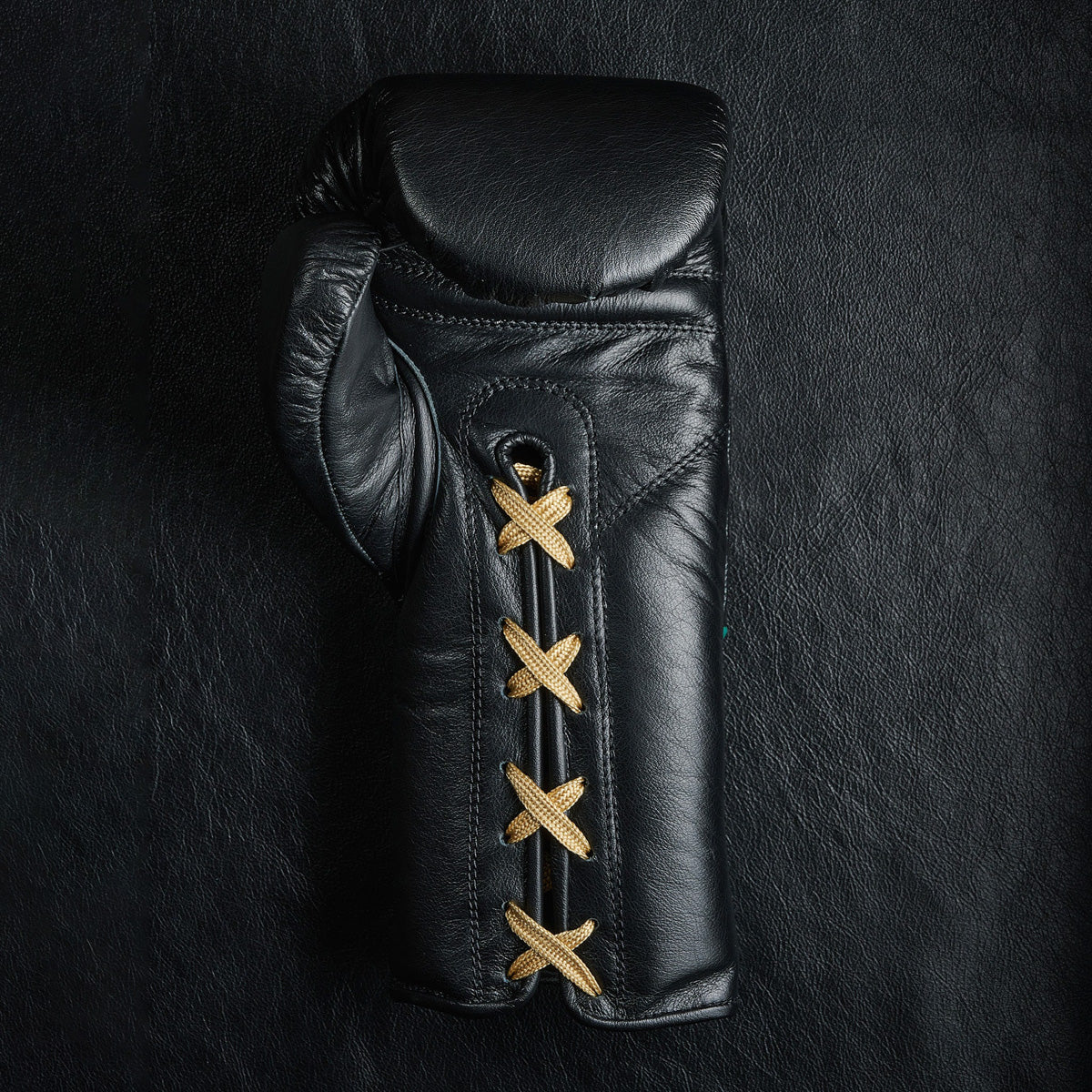 Boxing gloves Leone Orlando Tricolore with black laces  - Image 16