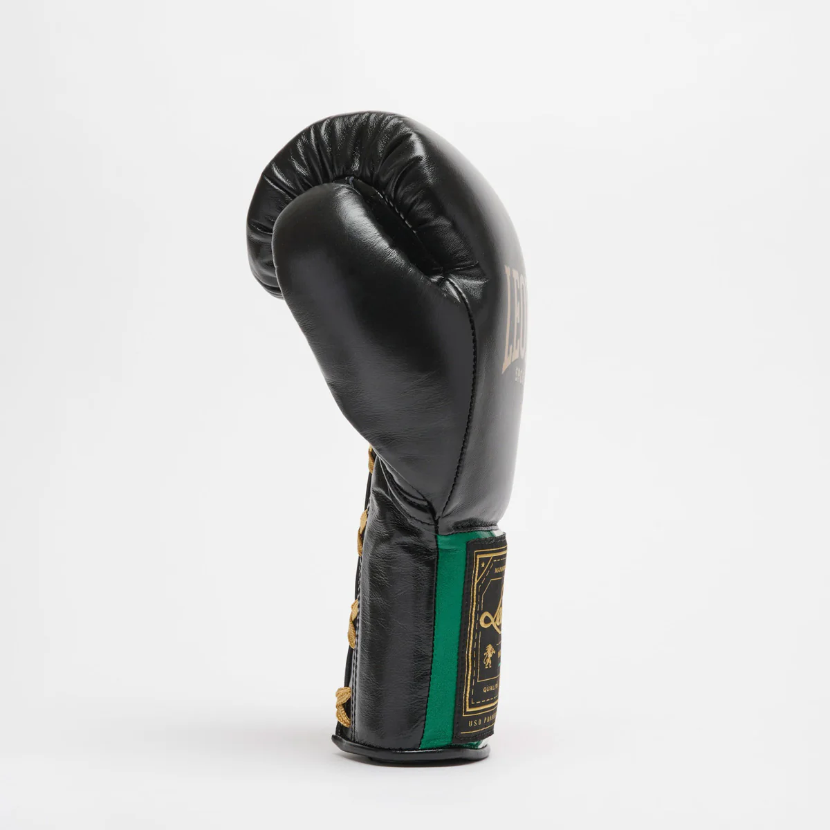 Boxing gloves Leone Orlando Tricolore with black laces  - Image 5