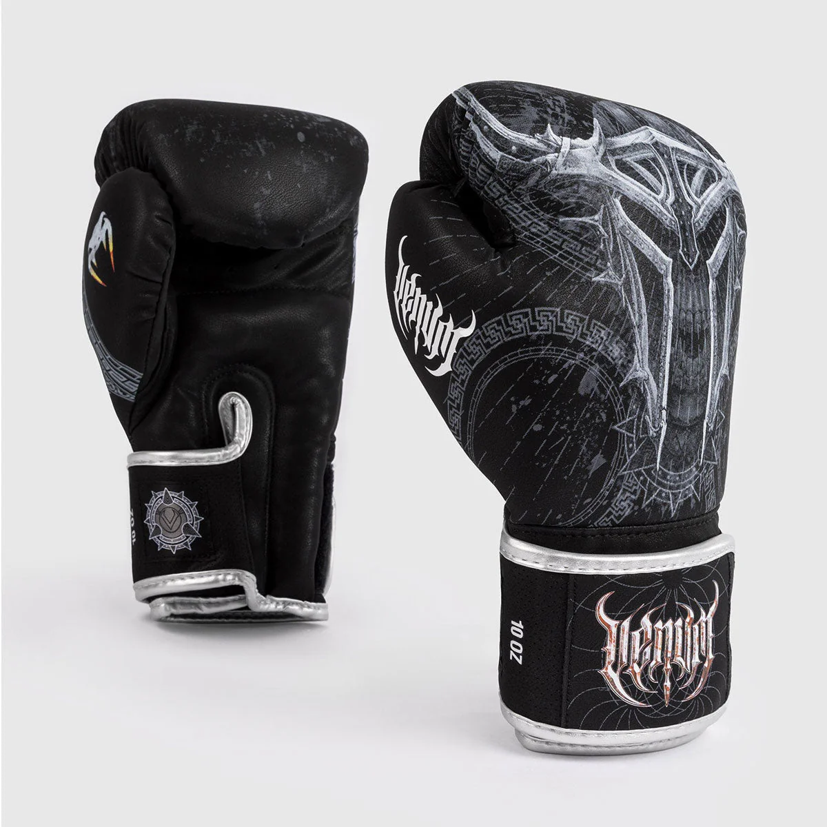 Boxing gloves Venum Gladiator 5.0 Black Silver  - Image 2