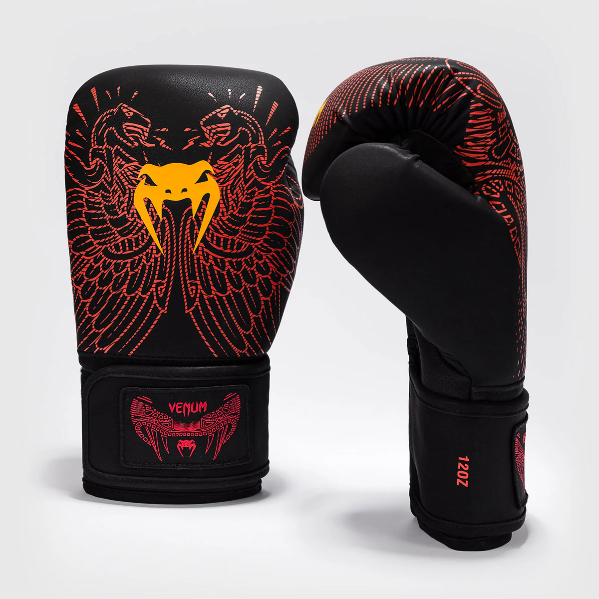 Boxing gloves Venum Quetzal Fury Black-red  - Image 3