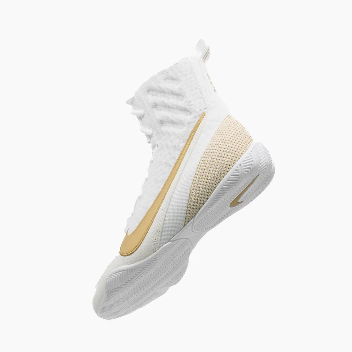Boxing shoes Nike Machomai 3 White-gold  - Image 6