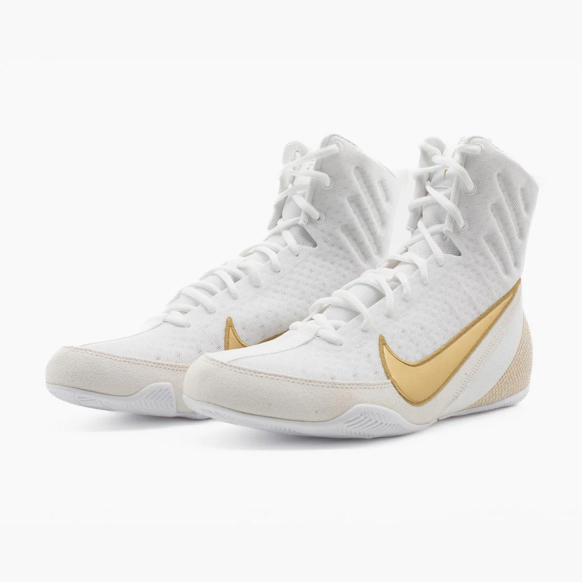 Boxing shoes Nike Machomai 3 White-gold  - Image 7