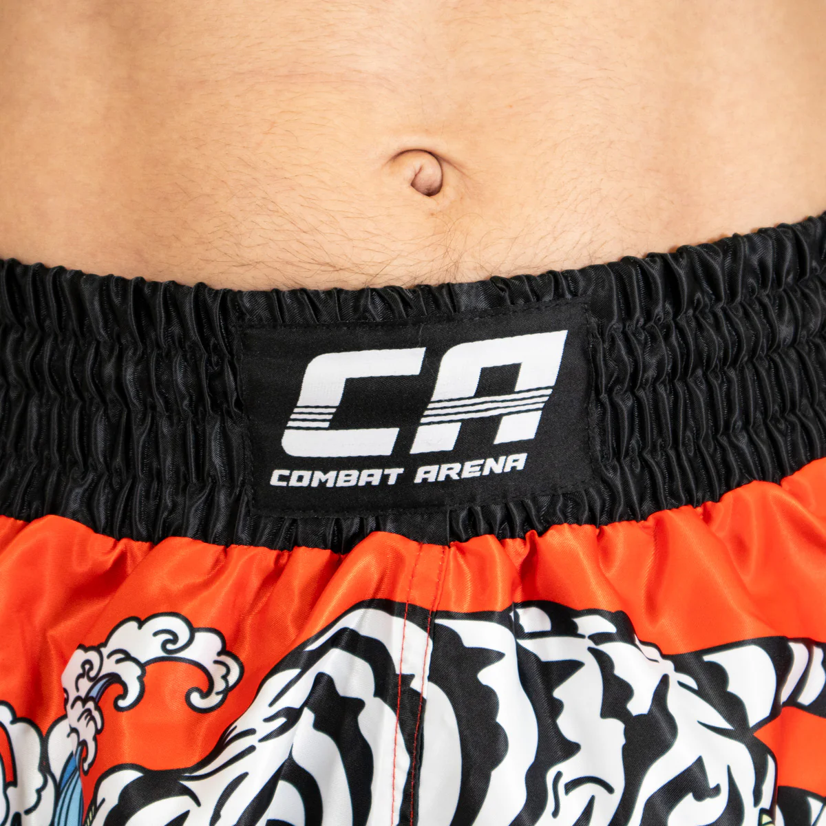 Kick-thai shorts Combat Arena Yin Yang Battle Red - Image 10