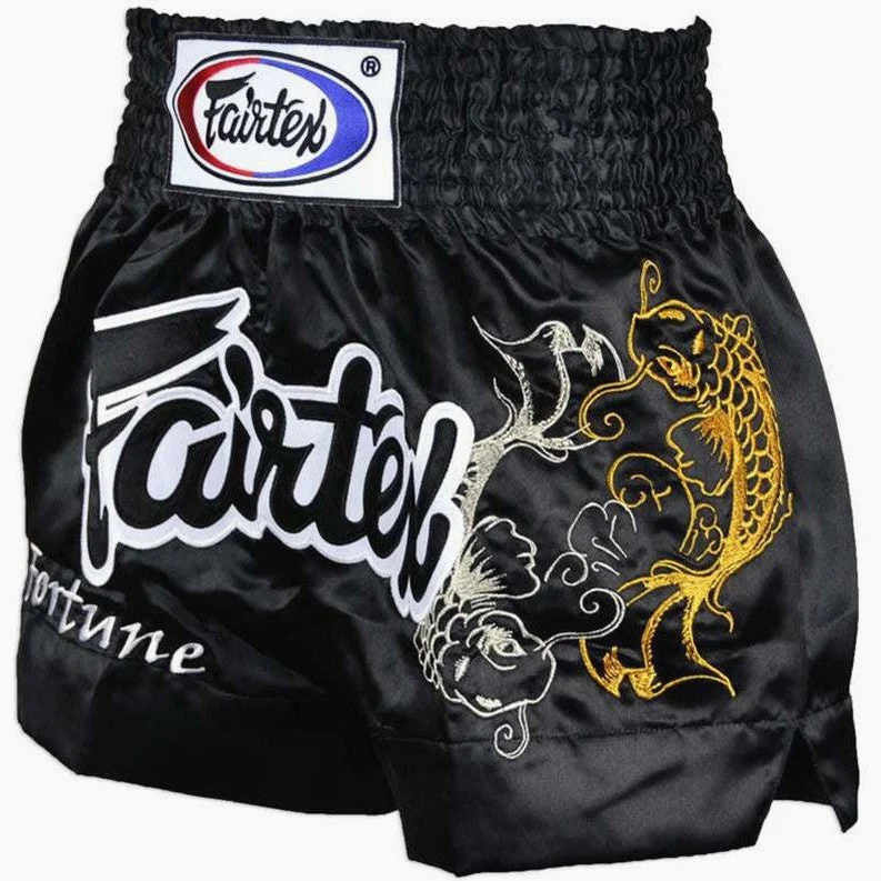 Kick-thai shorts Fairtex BS0639 My Fortune Black - Image 3