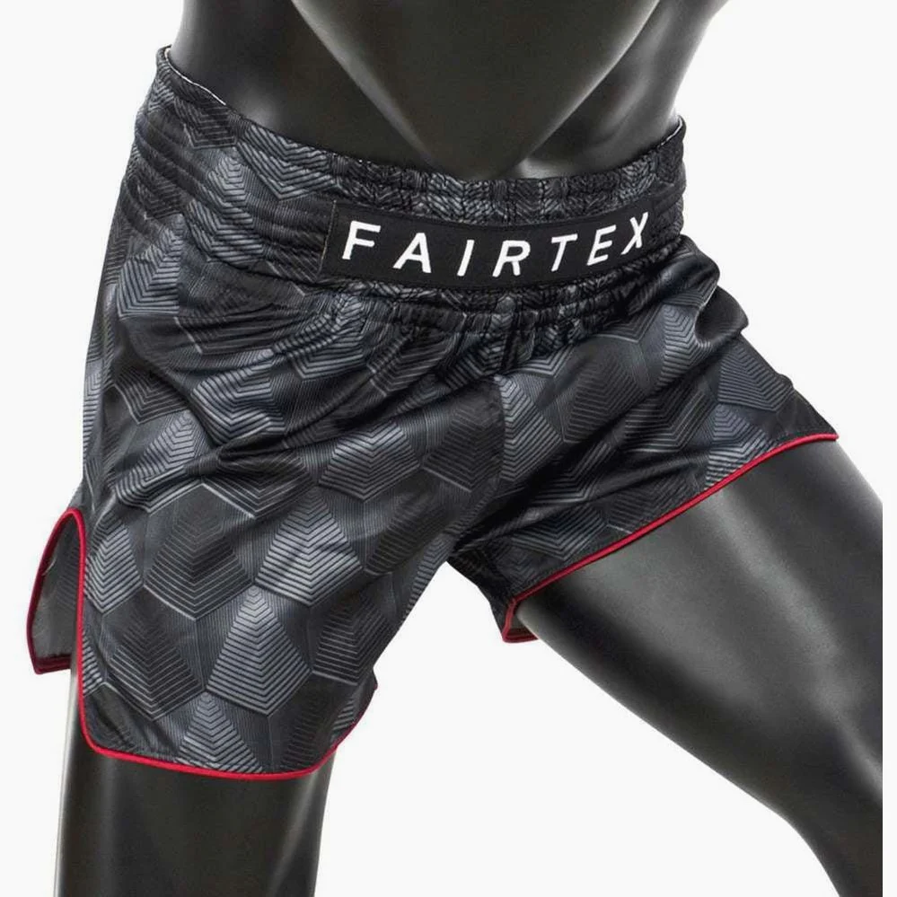 Kick-thai shorts Fairtex BS1901 Stealth Black - Image 3