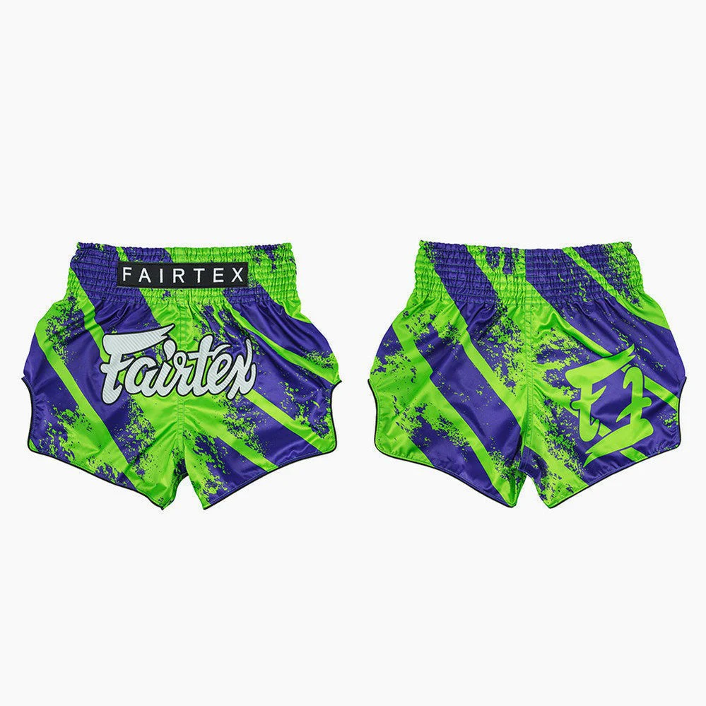 Kick-thai shorts Fairtex BS1928 Street King Green  - Image 3