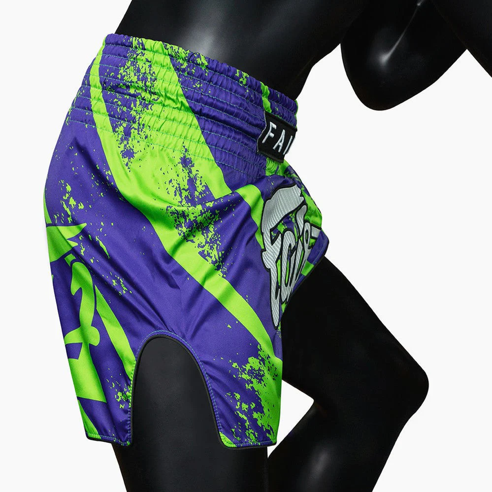 Kick-thai shorts Fairtex BS1928 Street King Green  - Image 6