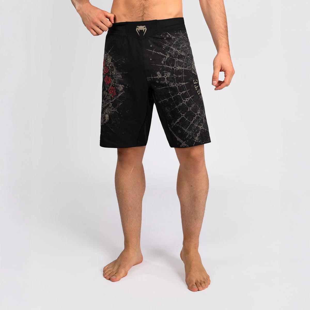 MMA shorts Venum Santa Muerte 5.0 Black-Gold  - Image 5