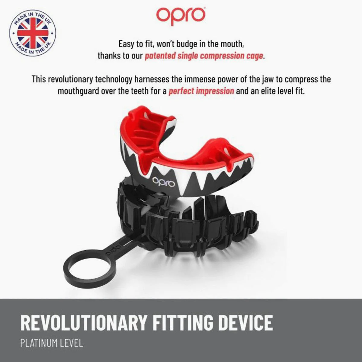 Mouthguard Opro Platinum Fangz - Image 9