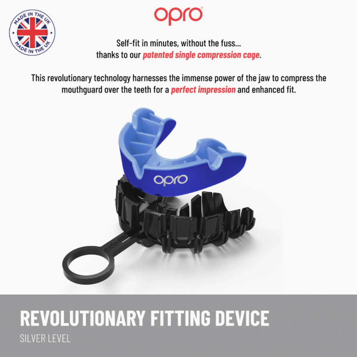 Mouthguard Opro Silver Self-Fit - Image 10